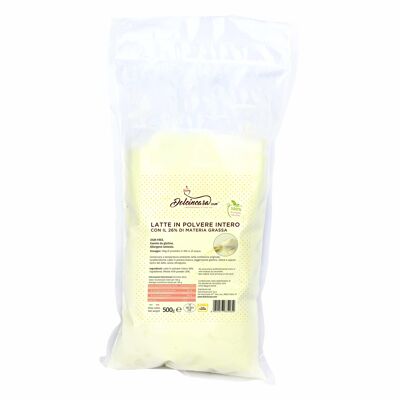 Whole milk powder with 26% fat - 500gr