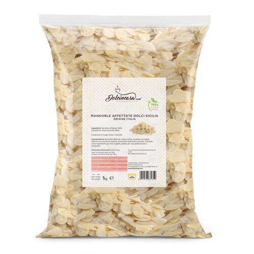 Mandorle Affettate Dolci Sicilia - 1 Kg.