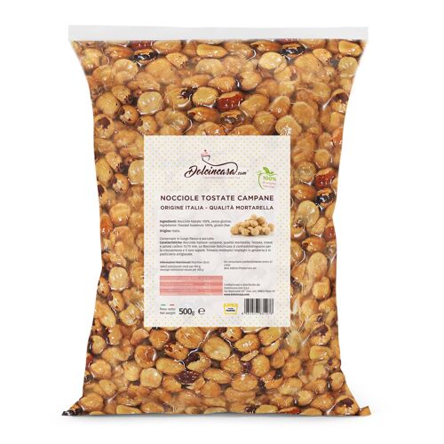 Nocciole Tostate Campane di Altissima Qualità - 500 gr.