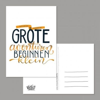 Kaartje Grote avonturen beginnen klein