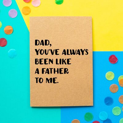 Lustige Vatertagskarte | Wie ein Vater für mich