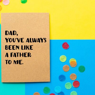 Lustige Vatertagskarte | Wie ein Vater für mich
