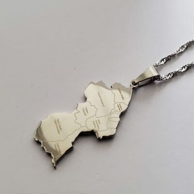 Guyana City Pendant - Silver