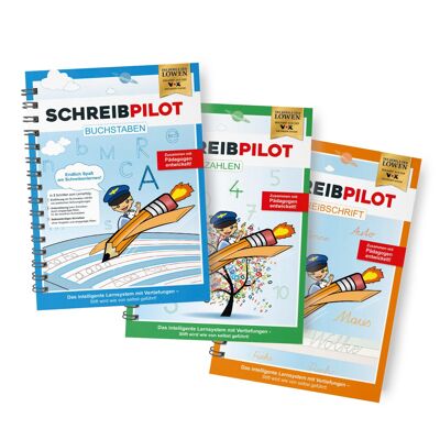 3er-Set - Buchstaben, Zahlen & Schreibschrift