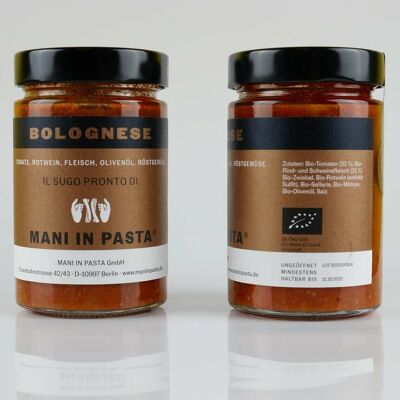 Boloñesa Il Sugo Pronto di Mani en Pasta