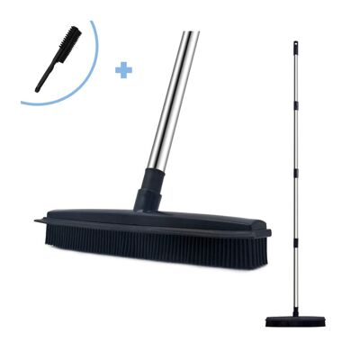 2 in 1 Rubber broom – Broom inside & outside – XXL handle 160cm