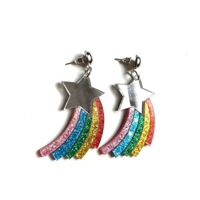 Rainbow star dangles