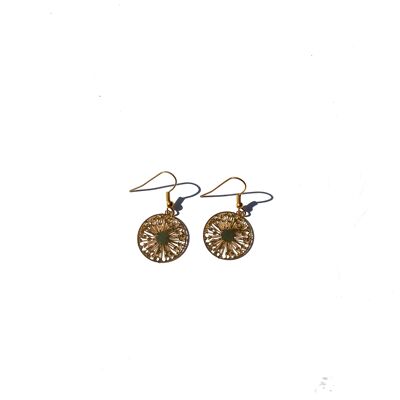 Dandelion bohemian dangle - gold