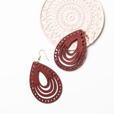 Love Gift Set - Mandala Tray with Mandala Earrings