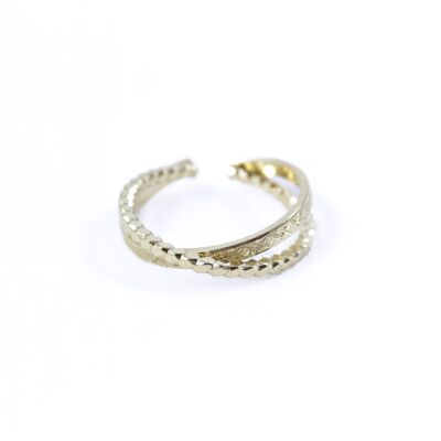 Anillo Iris Chapado en Oro