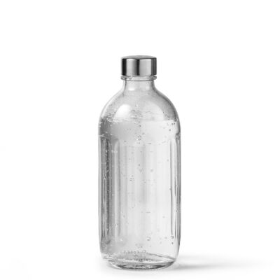 Aarke - Glass bottle - Polished steel