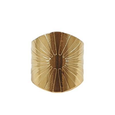 Gold Plated Solene Ring