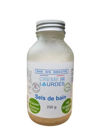 Sels de bain apaisant musculaire articulaire romarin BIO 1