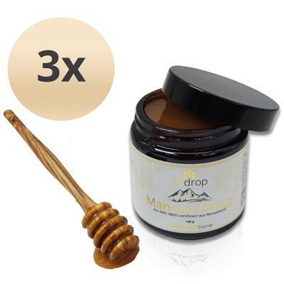 Ensemble avantage : 3x Miel de Manuka MGO 400+ - 140g à un prix avantageux