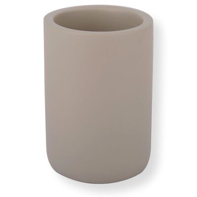 Vaso portacepillos de dientes para baño UNI – Gris oscuro mate