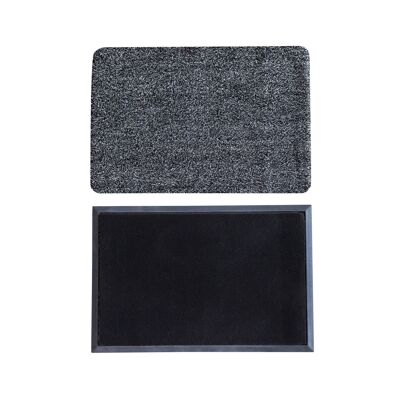 Set of disinfectant and blotting house entrance mats