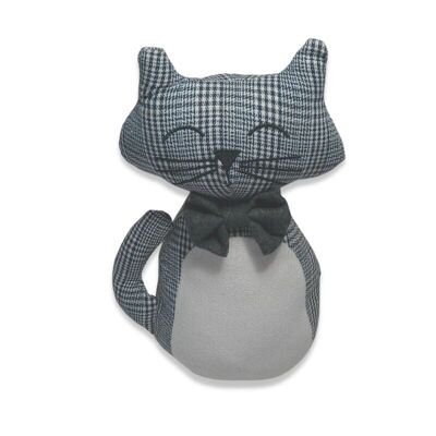 Doorstop / Doorstop – Black Cat/Checkered White