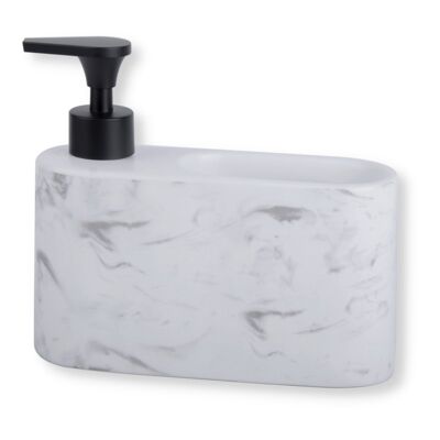 Ceramic kitchen soap dispenser - marble