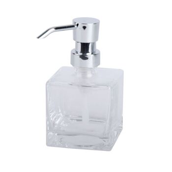 Distributeur de savon CUBE – Verre – Transparent 1