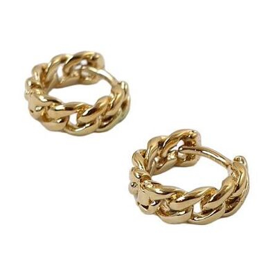 Maillons Gold Plated Mini Hoop Earrings