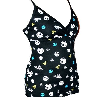 Nightmare Before Christmas - Womens -String Strap Camisole T (XO-P2KJ-S6JU)