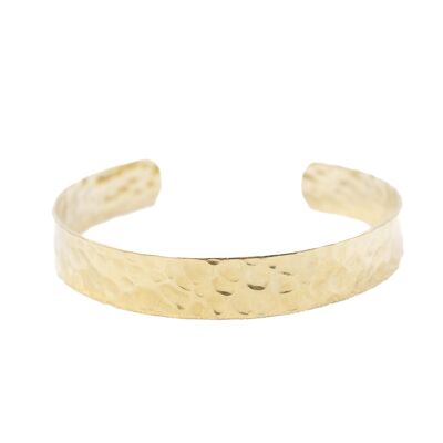 Hammered Gold Plated Bangle