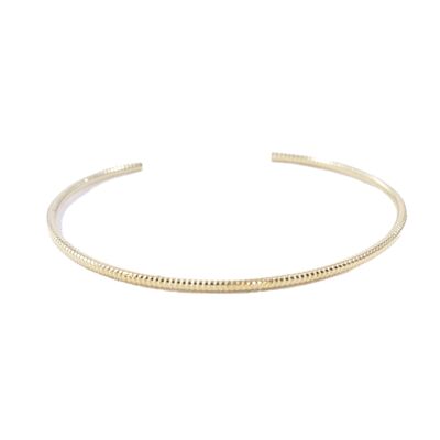 Brazalete chapado en oro Aurore