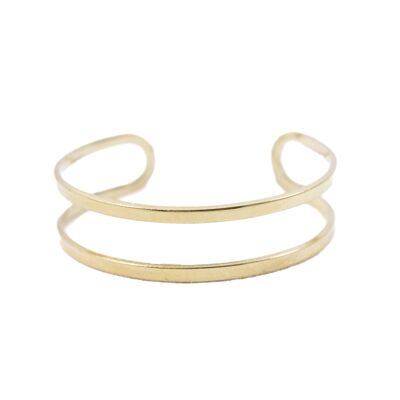 Brazalete chapado en oro Anita