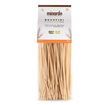 Bucatini - Pâtes de semoule de blé dur bio - 500 gr 1