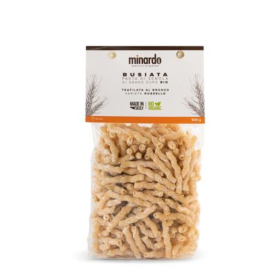 Busiata - Pasta de sémola de trigo duro ecológica - 500 gr