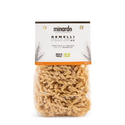 Gemelli - Organic durum wheat semolina pasta - 500 gr