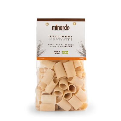 Paccheri - Pasta de sémola de trigo duro ecológica - 500 gr