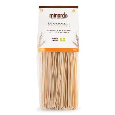Spaghetti - Organic durum wheat semolina pasta - 500 gr