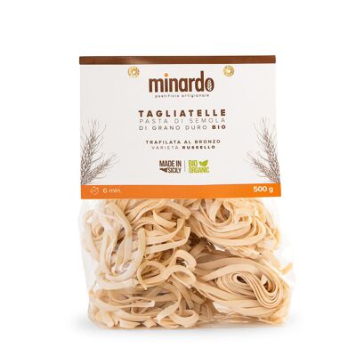 Tagliatelle - Pasta aus Bio-Hartweizengrieß - 500 gr