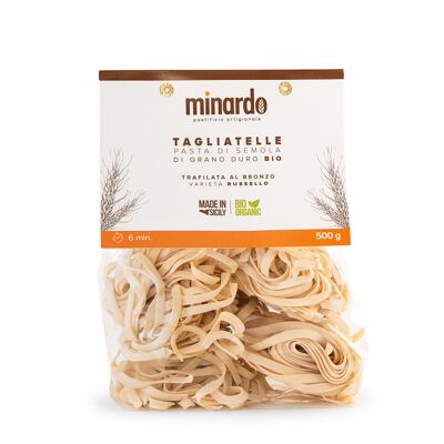 Tagliatelles - Pâtes de semoule de blé dur bio - 500 gr