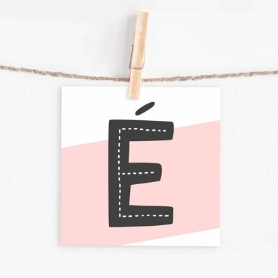 Lettercard E