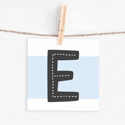 Lettercard - E