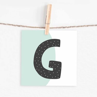 Lettercard „G“