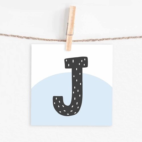 Lettercard „J“