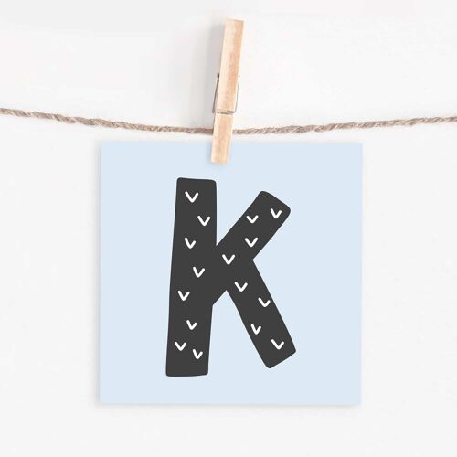 Lettercard „K“