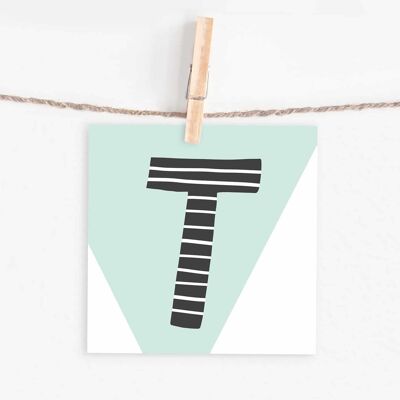 letter card "T"