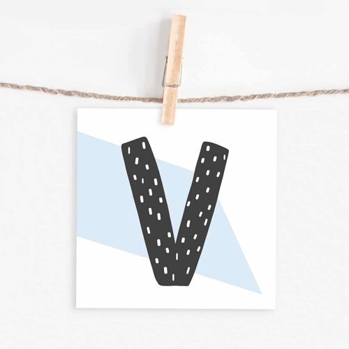 Lettercard „V“