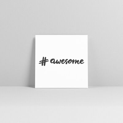 Little Note „#awesome“