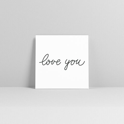 Little Note „Love you“