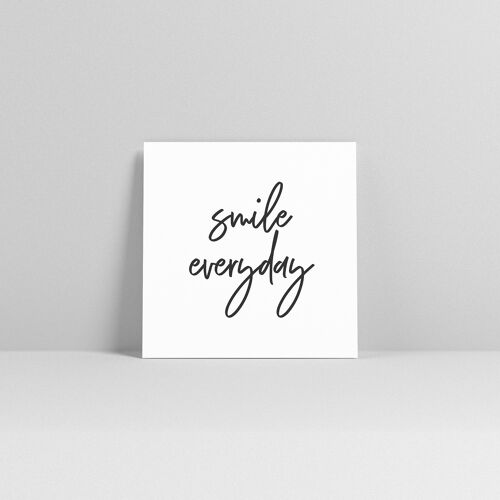 Little Note „Smile everyday“
