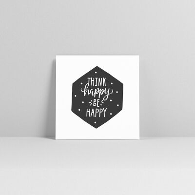 Little Note „Think happy, be happy“