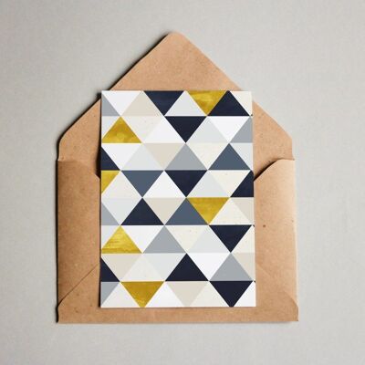 Postkarte Muster #015 „Triangle“