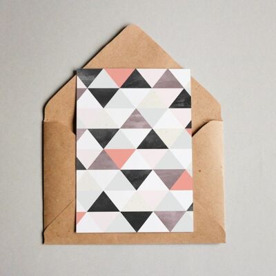 Postkarte Muster #017 „Triangle“