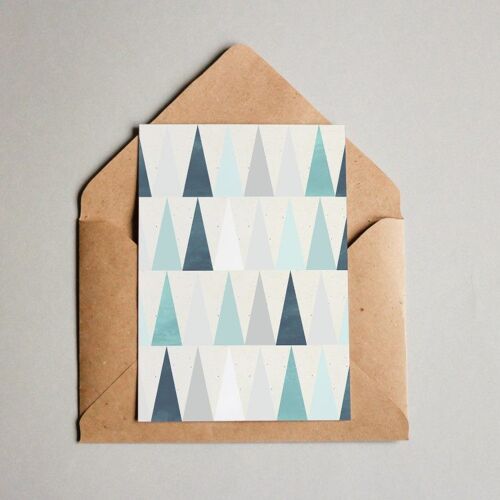 Postkarte Muster #018 „Wald“