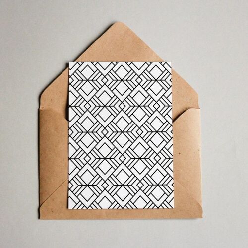 Postkarte Muster #071 „Tiles“